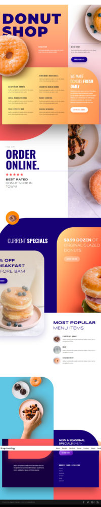 Screenshot_2019-10-13 Donut Shop Landing Elegant Themes