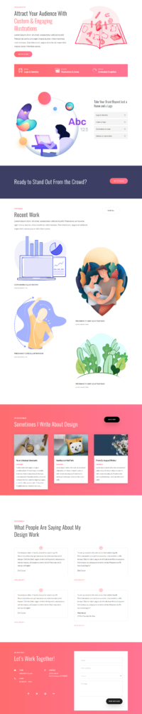 Screenshot_2019-10-13 Graphic Illustrator Landing Elegant Themes